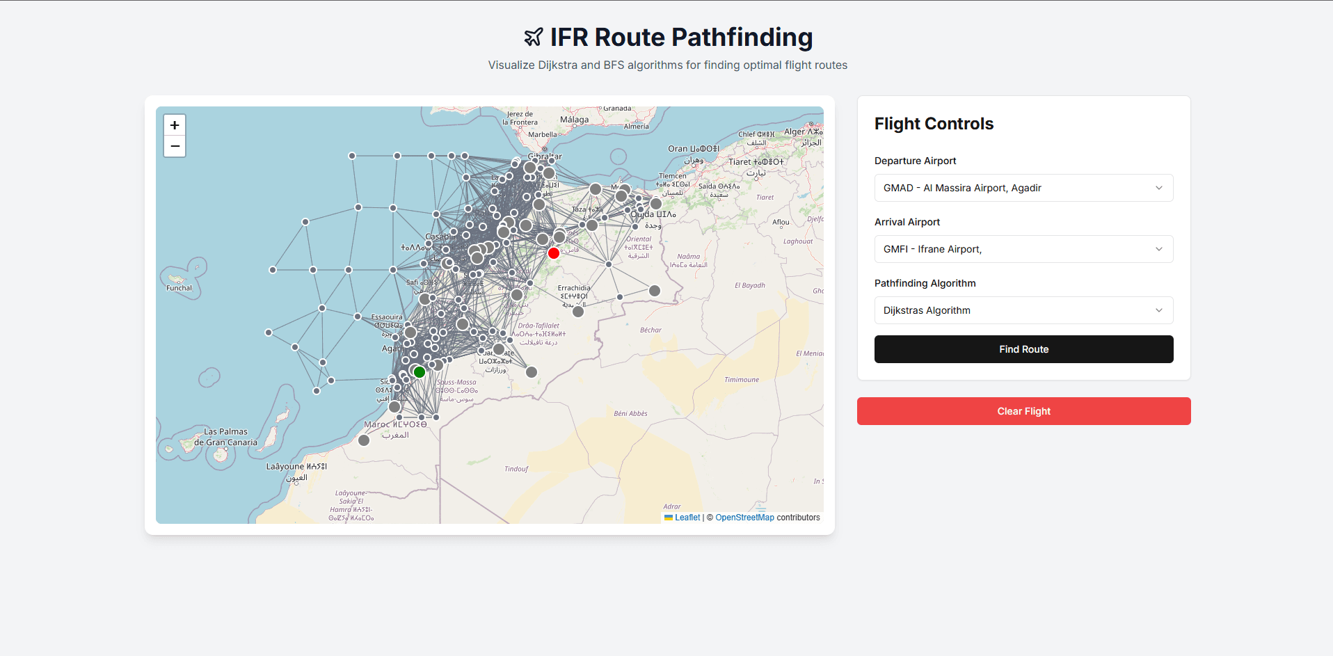 Flight Route Visualizer